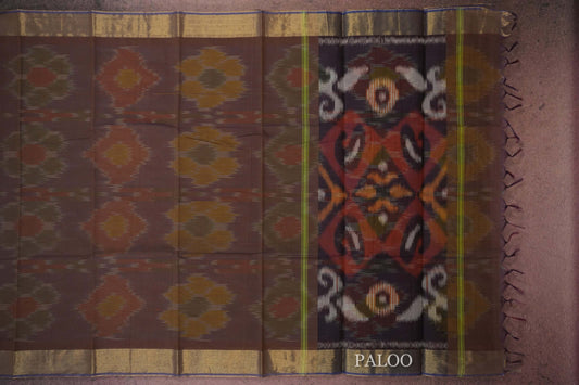 Online semi tussar silk saree paloo