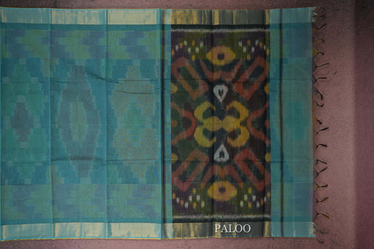 Online semi tussar silk saree paloo