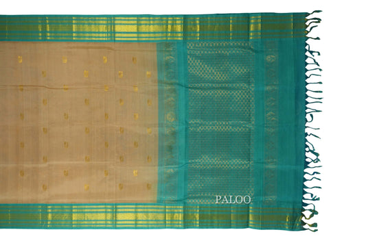vintage silk cotton saree paloo