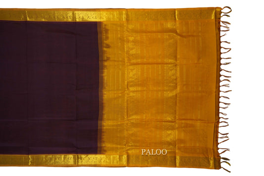 vintage silk cotton saree paloo