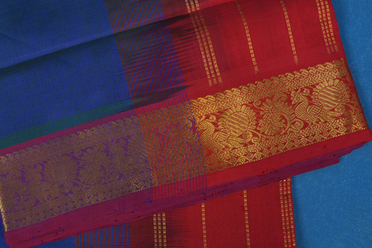 plain vintage silk cotton saree