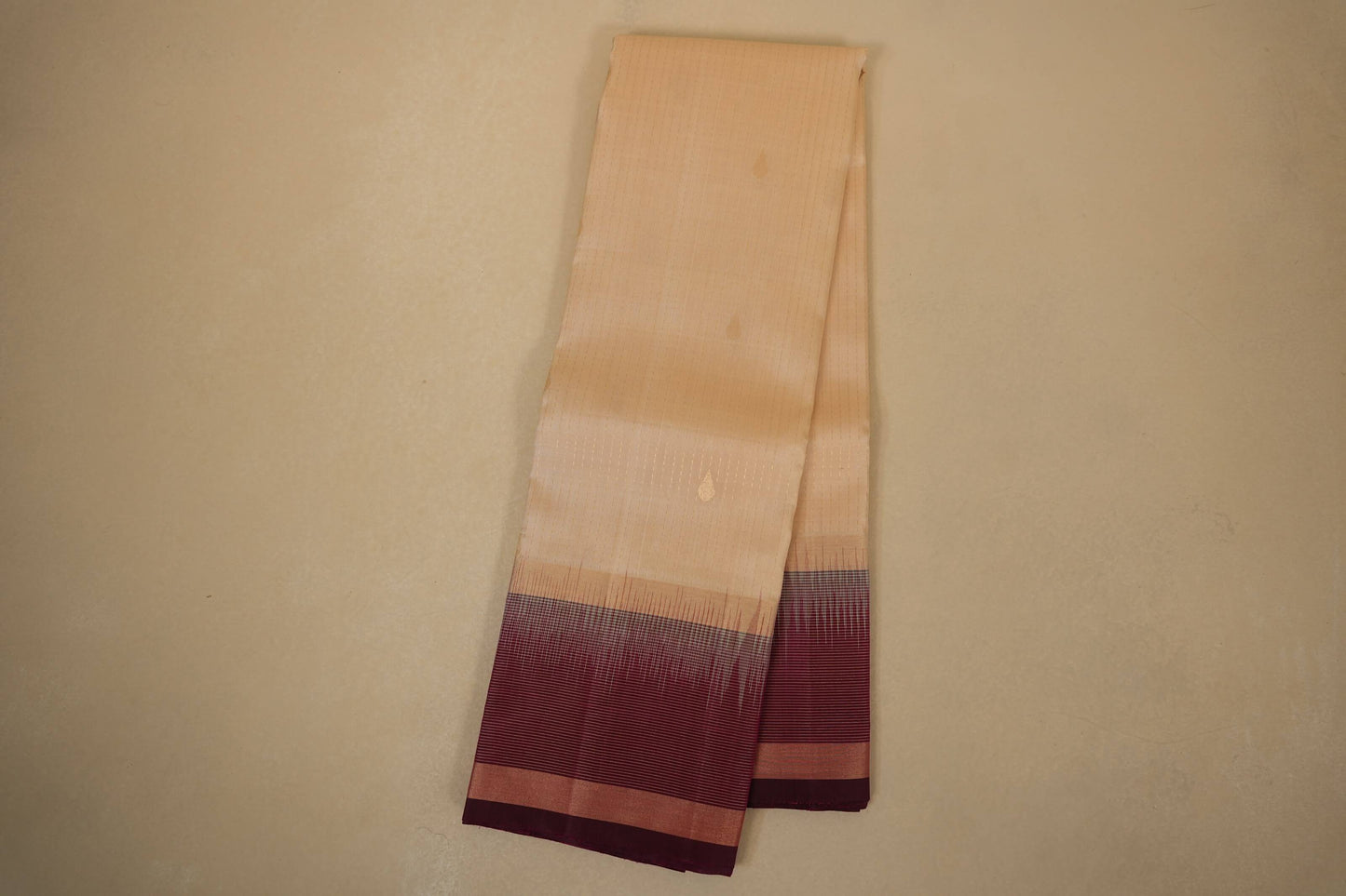 Cream Light Weight Kanjivaram Silk Saree SS7652