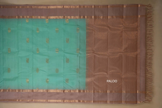 light weight kanchipuram silk saree paloo
