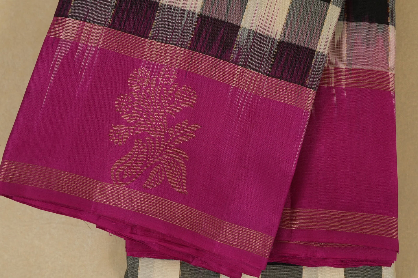 Multicolour Lightweight Kanjivaram Silk Saree border
