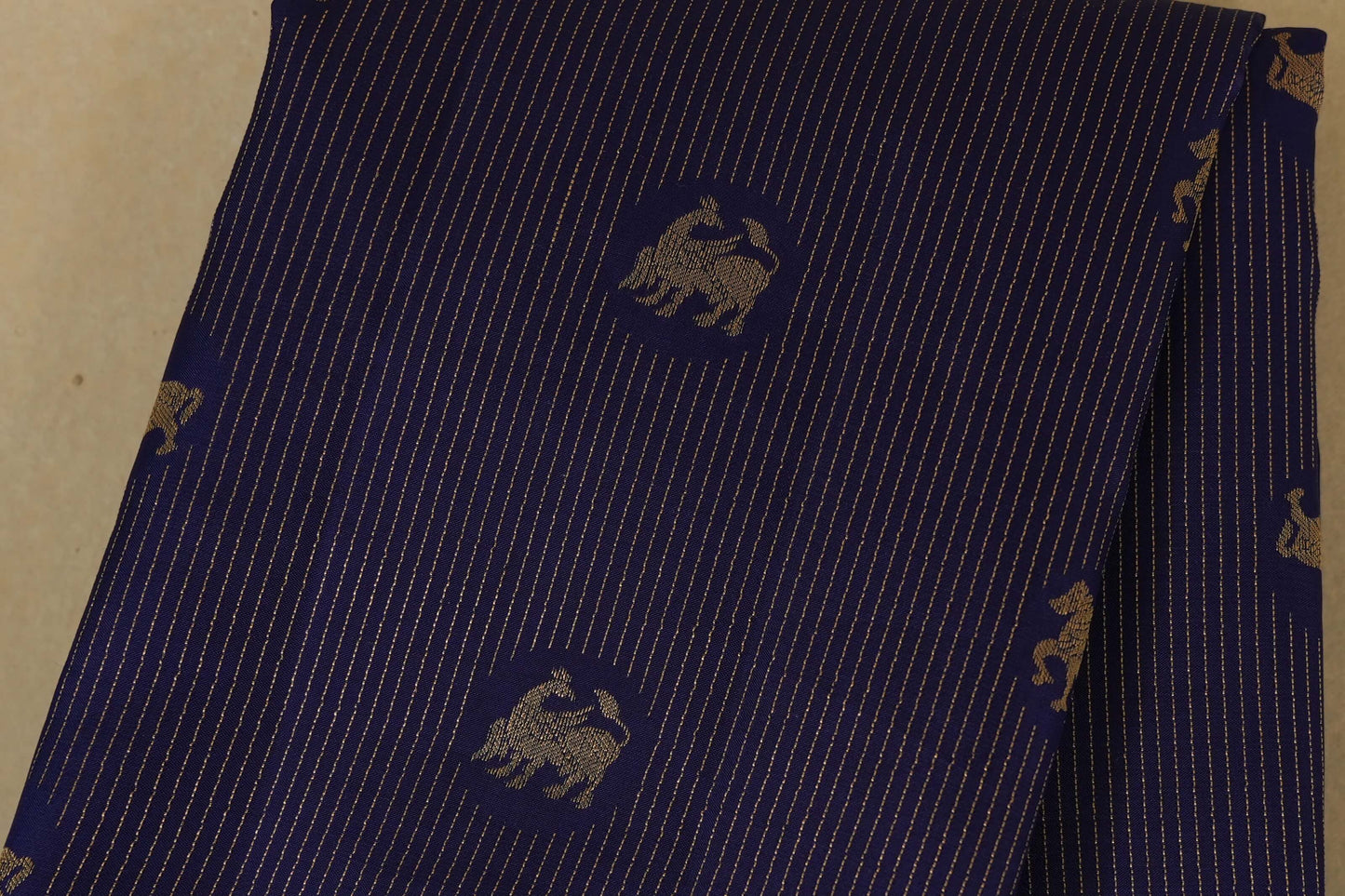 Blue Lightweight Kanjivaram silk Saree body