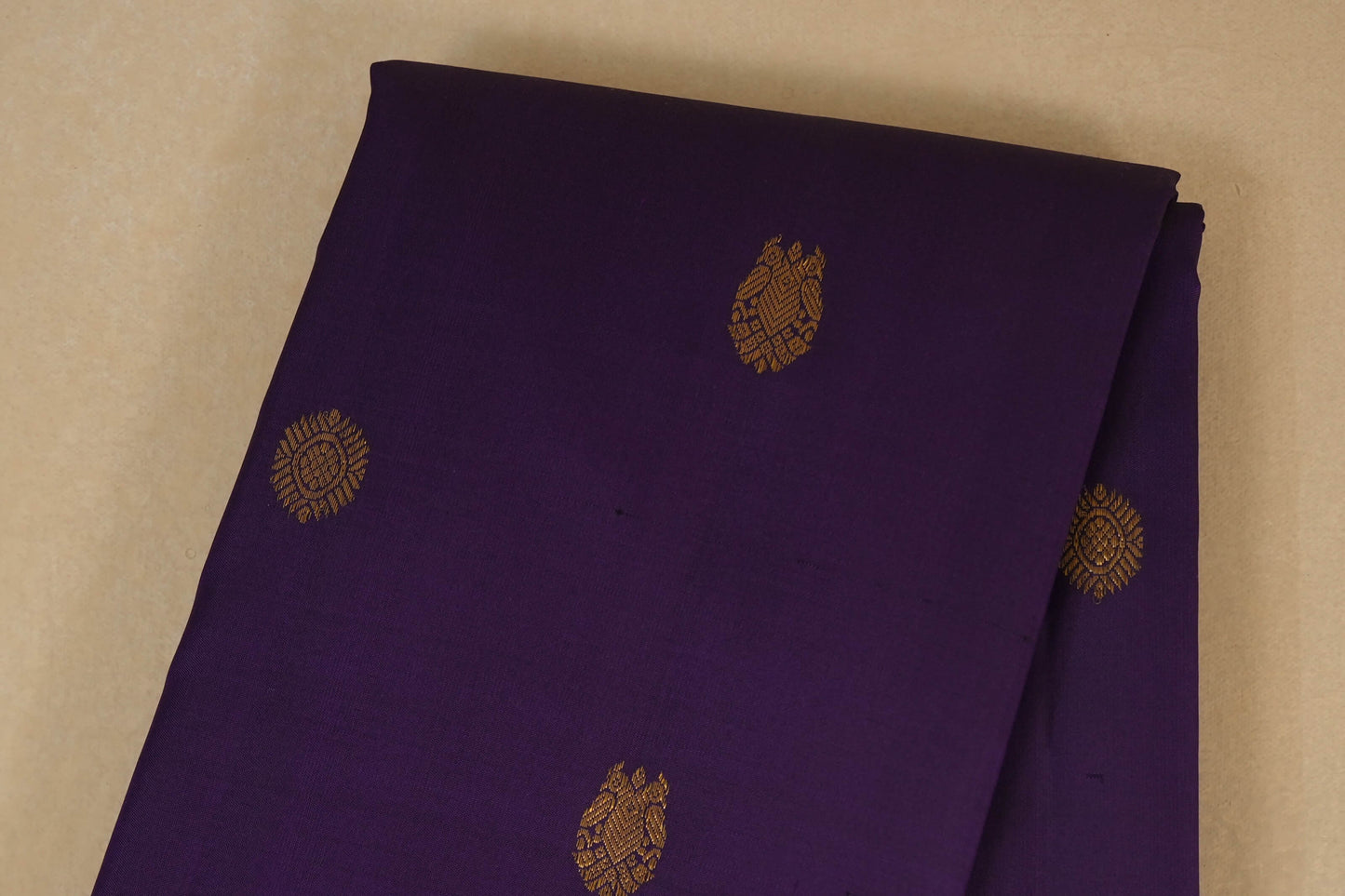 Dark Purple Kanjivaram Silk Saree body