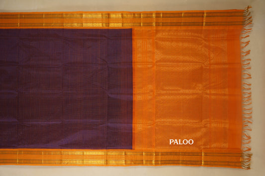 vintage silk cotton saree paloo