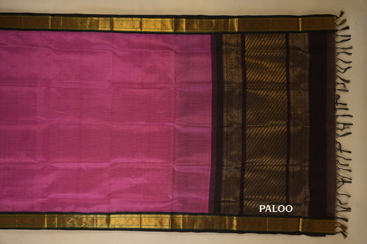 vintage silk cotton saree paloo