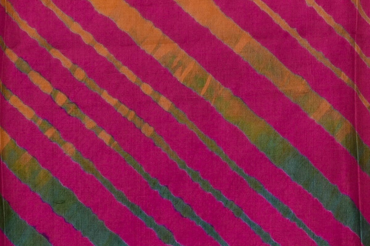 Leheriya Tussar Silk Saree RB057