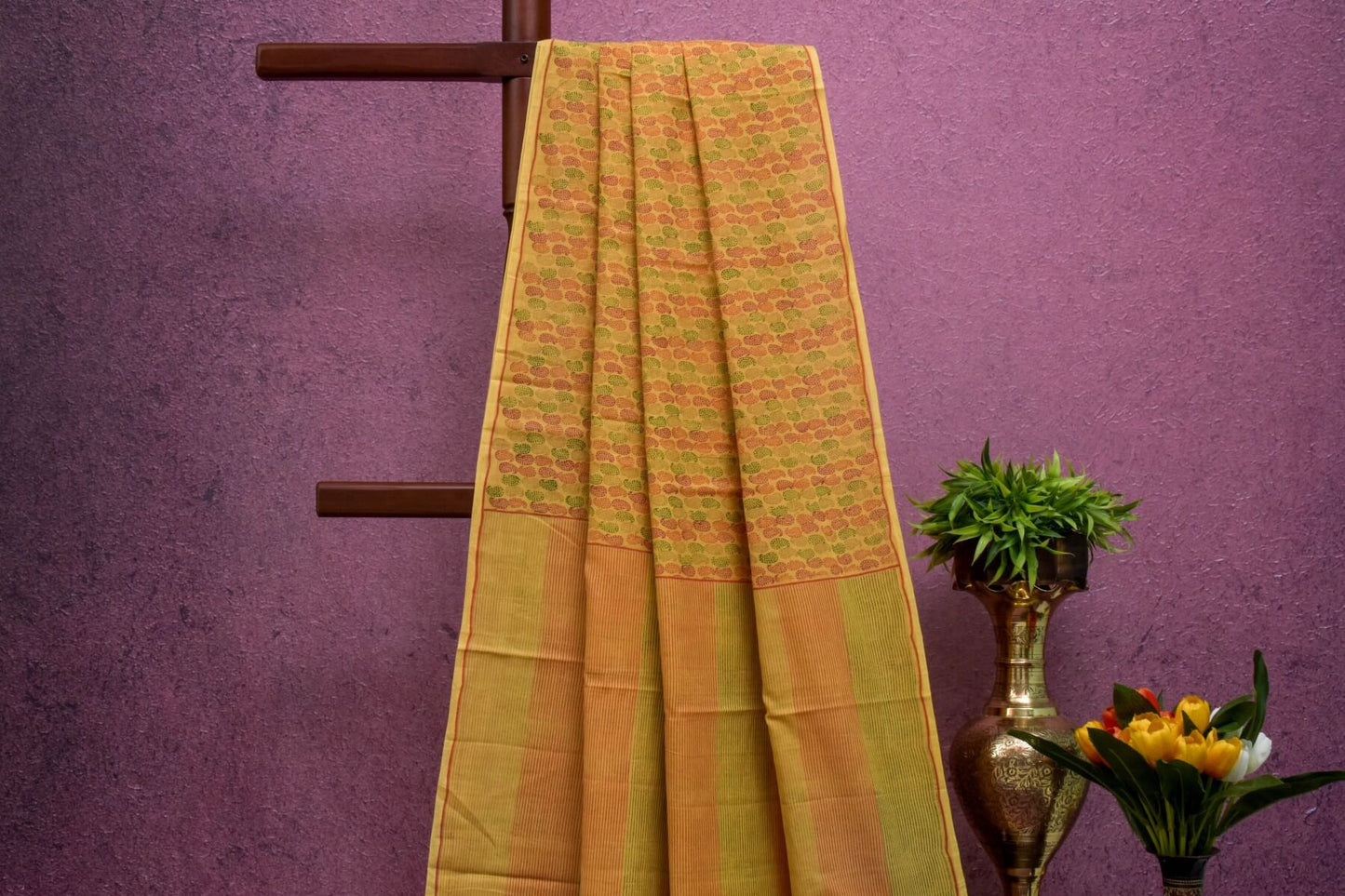 Block print Cotton Saree SS4753