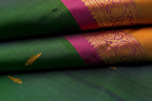 Mild green Kanjivaram Silk Saree SS5133