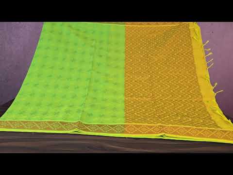 Green Coimbatore Cotton Saree SS4761