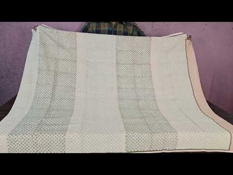 Block print Cotton Saree SS4739