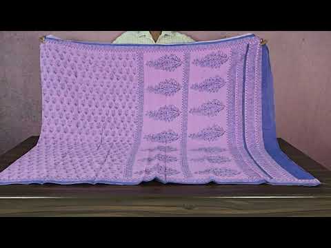 Block print Cotton Saree SS4746