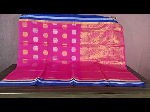Pink Kora Cotton Saree SS4808