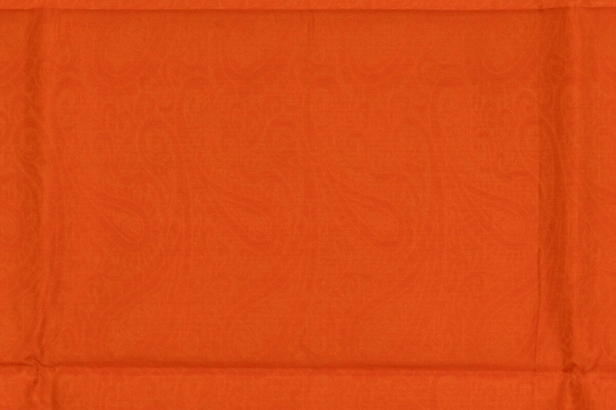 Orange Silk cotton saree SS3256