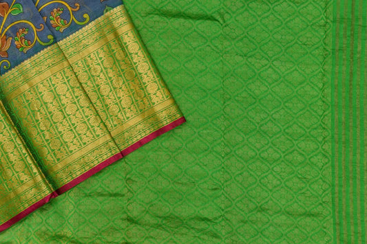 Raw silk saree AC406