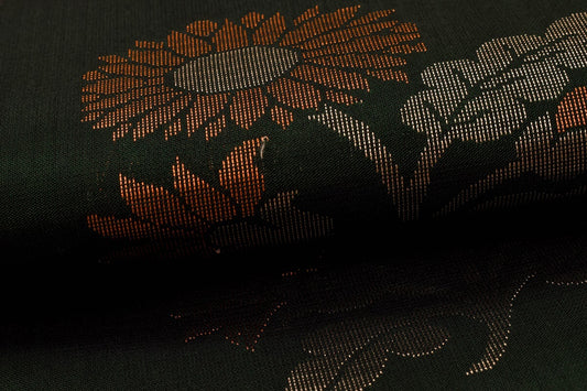 Depicting elements from nature in silk saree motifs