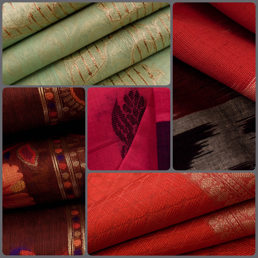 The Symmetry of Style: Geometric Saree Patterns