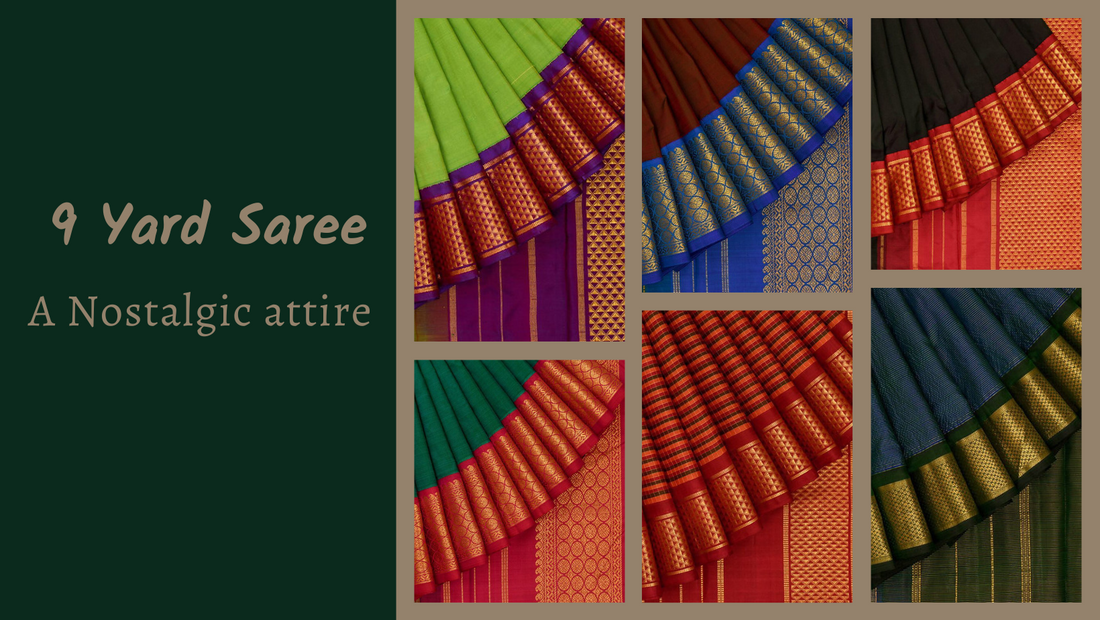 The nine yard saree - A nostalgic attire !
