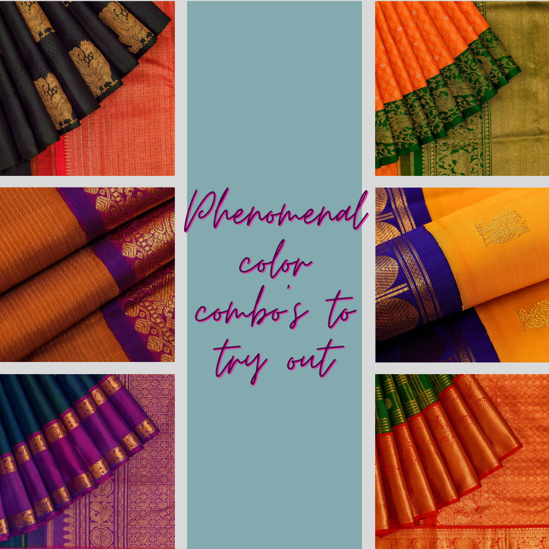 Phenomenal color combinations to try out! – Shreenivas Silks