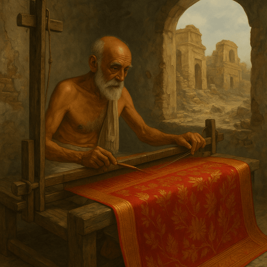 The last weaver of a vanished village