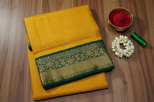 Traditional korvai borders in ten yard sarees and their cultural importance