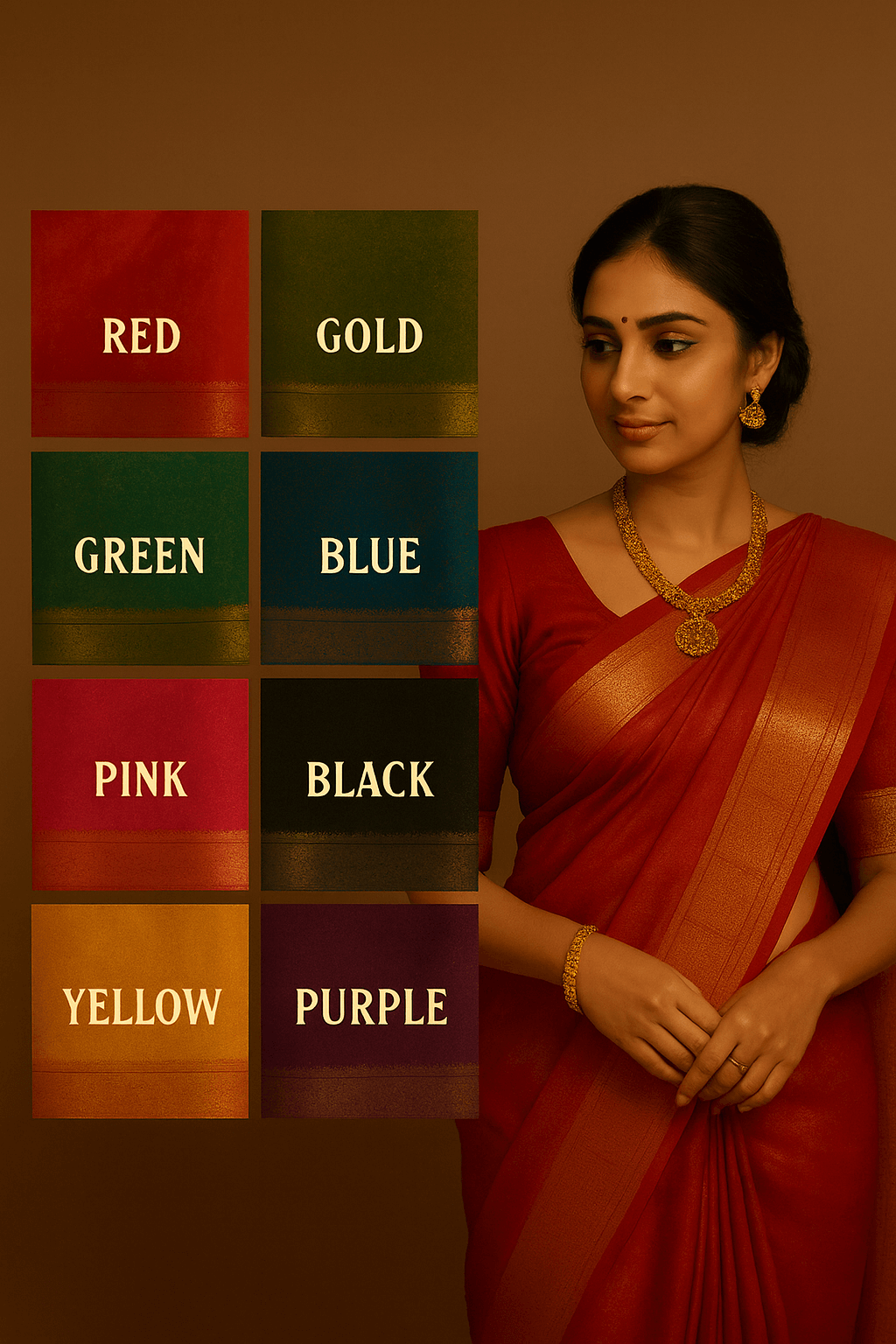 Sarice Color What your favourite saree colour reveals about you – Shreenivas Silks