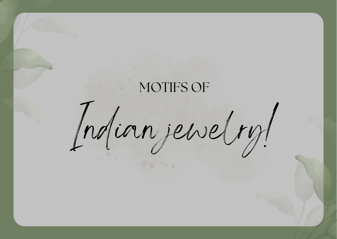 Motifs of Indian jewelry !