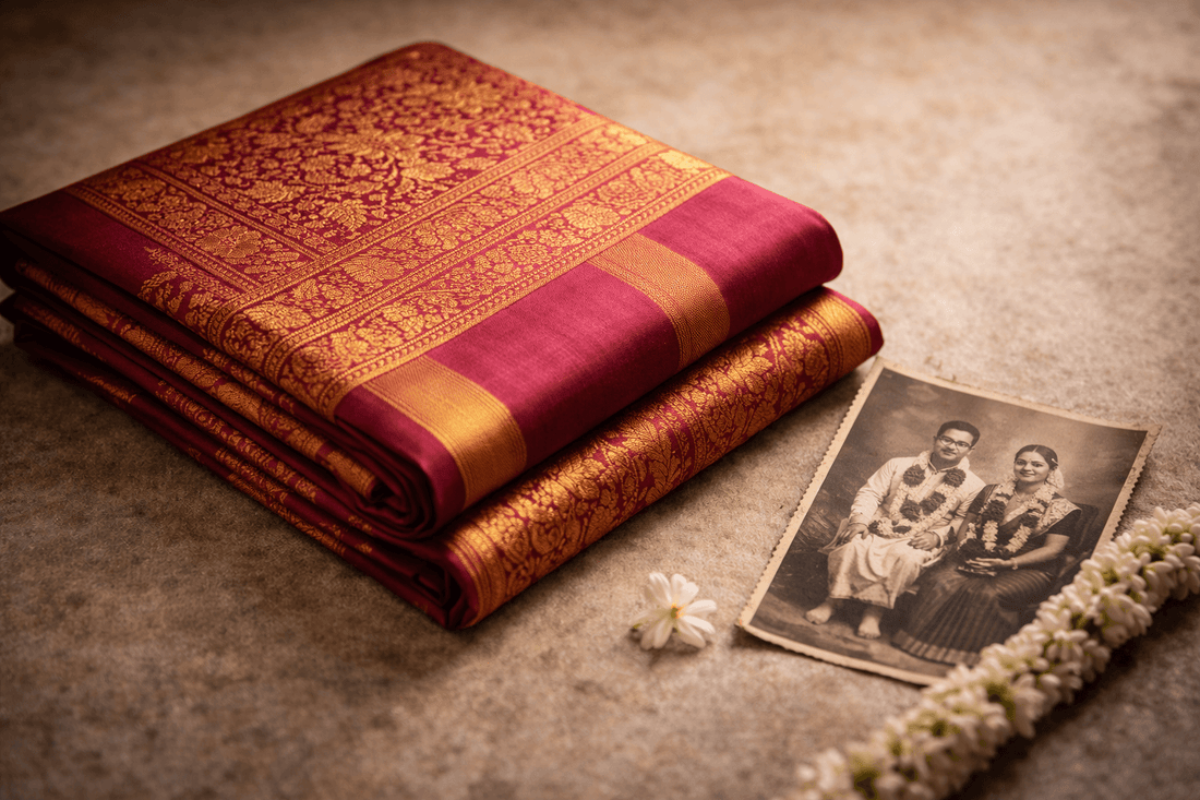 Why Handloom Kanjivaram Silk Sarees Are a Lifetime Investment