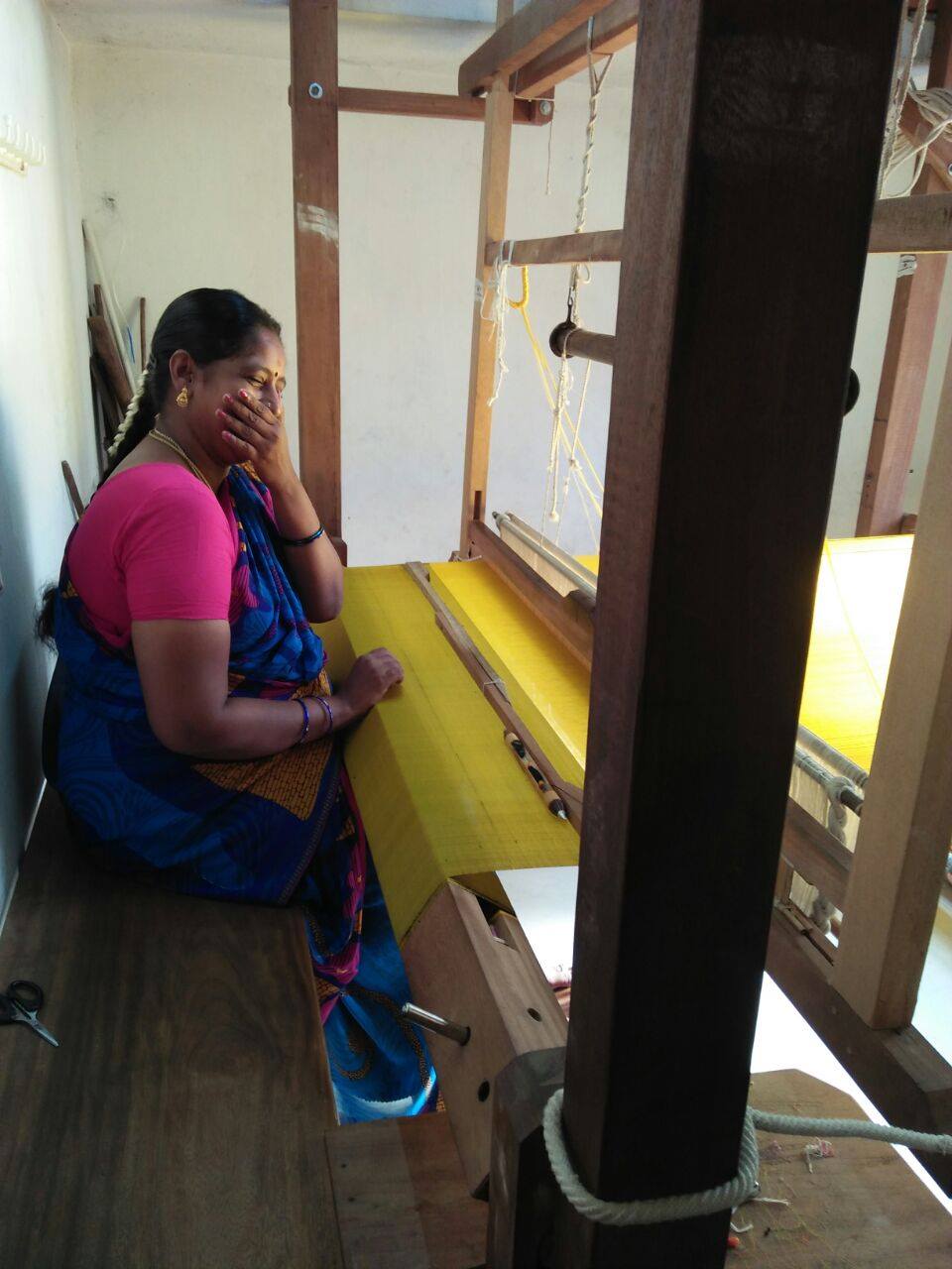 The role of weaving in boosting women's employment in rural India.