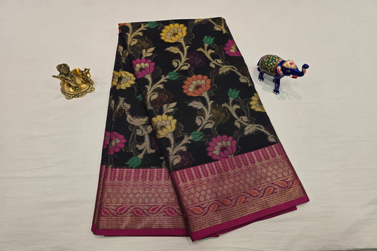 Blended cotton saree SS4049
