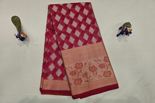 Blended cotton saree SS4085
