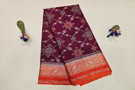 Blended cotton saree SS4089
