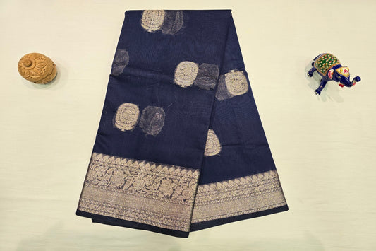 Blended cotton saree SS4095