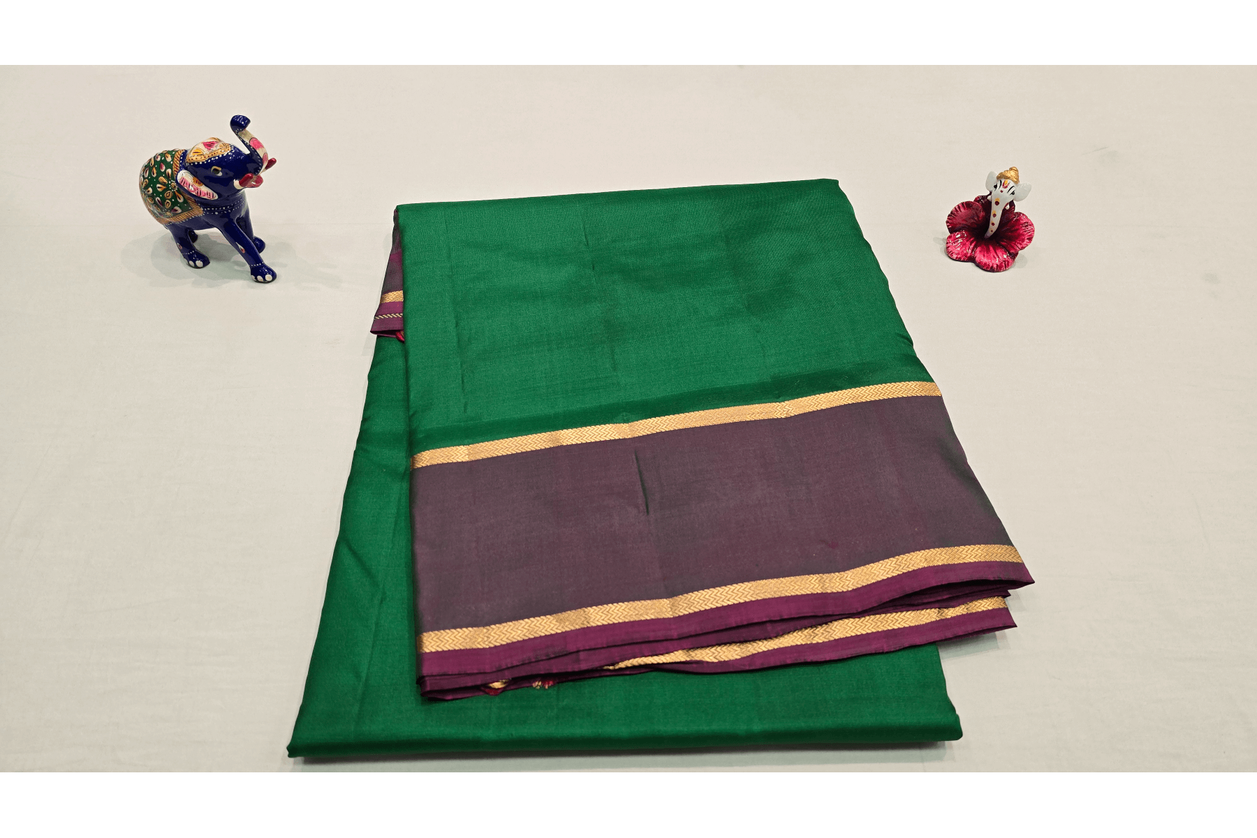 Nine and a half yards silk saree AC1302