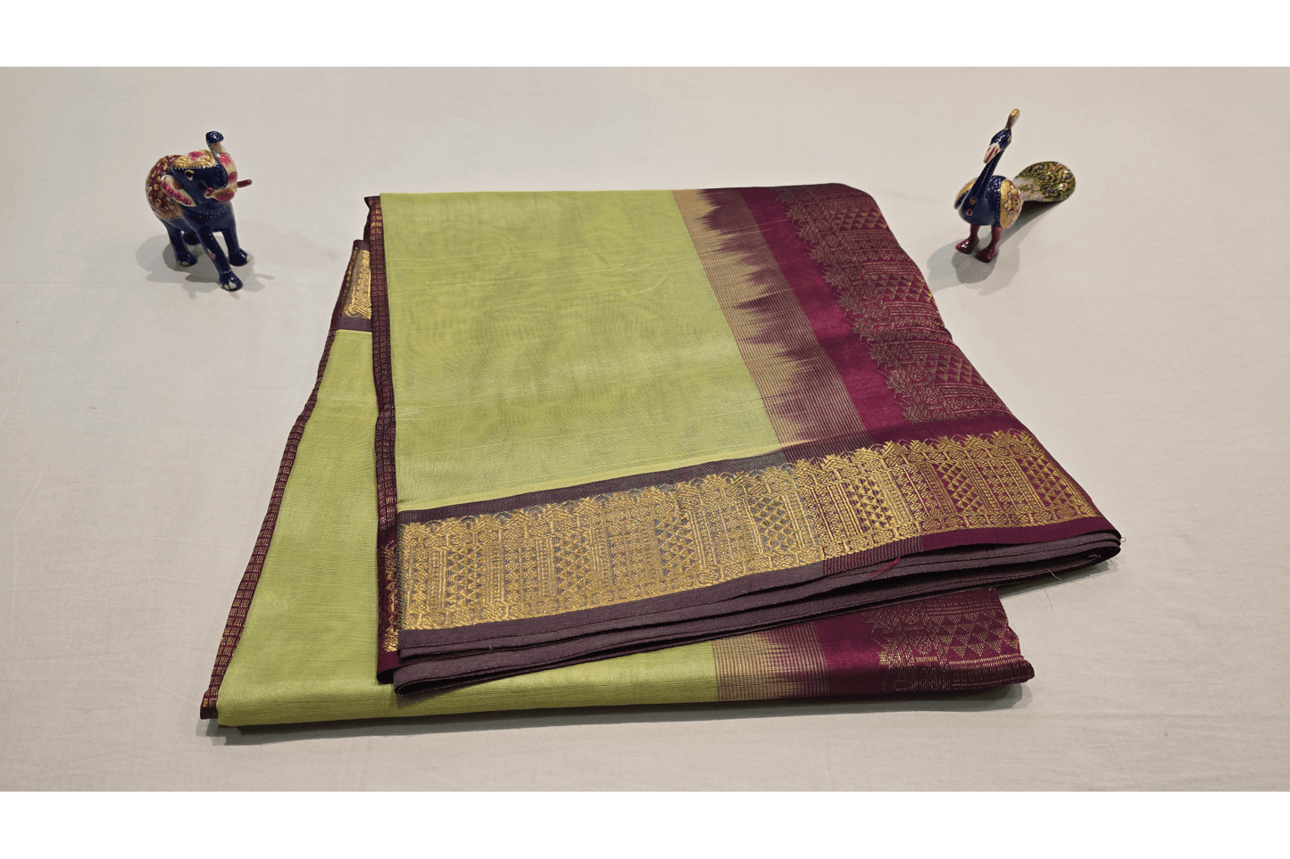 Nine and a half Yards Silk Cotton Saree SS4640