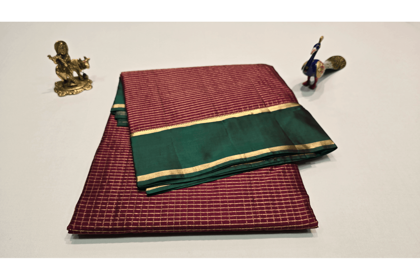 Ten Yards Silk Saree AC1371