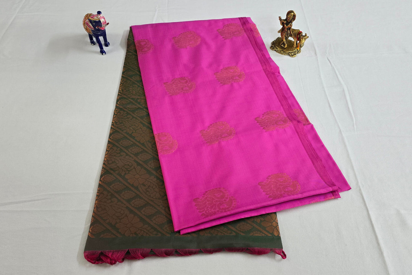 Pink Semi silk saree SS5428