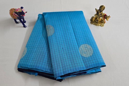 Light blue Kanjivaram Silk Saree SS5557