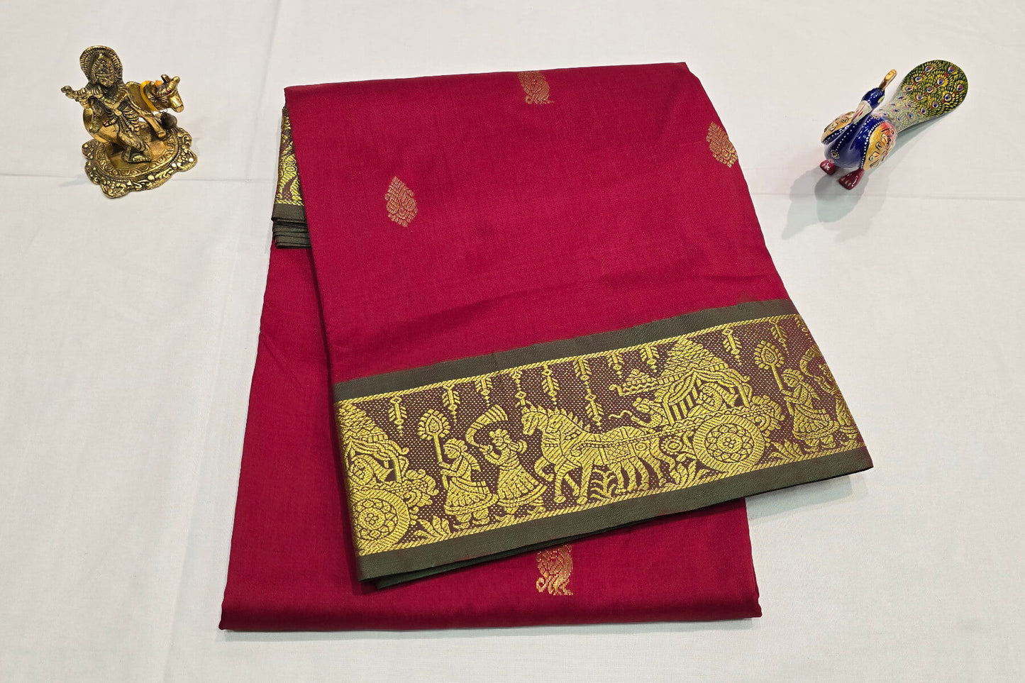 Nine and a half Yards Semi Silk Saree SS5669