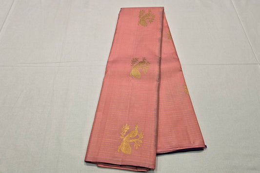Pink Vaira Oosi Kanjivaram Silk Saree SS5820