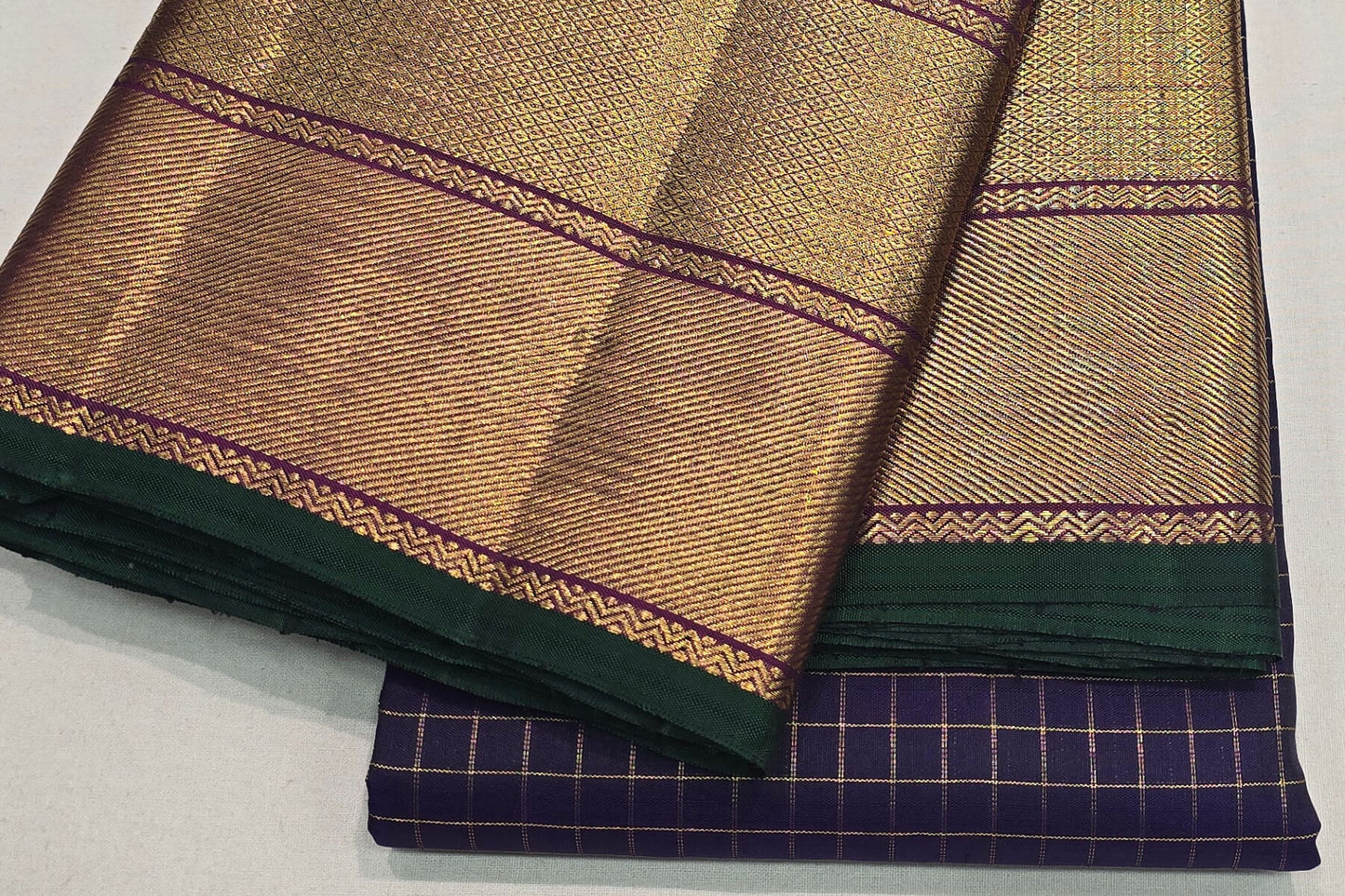 Violet Kanjivaram Silk Saree SS5891