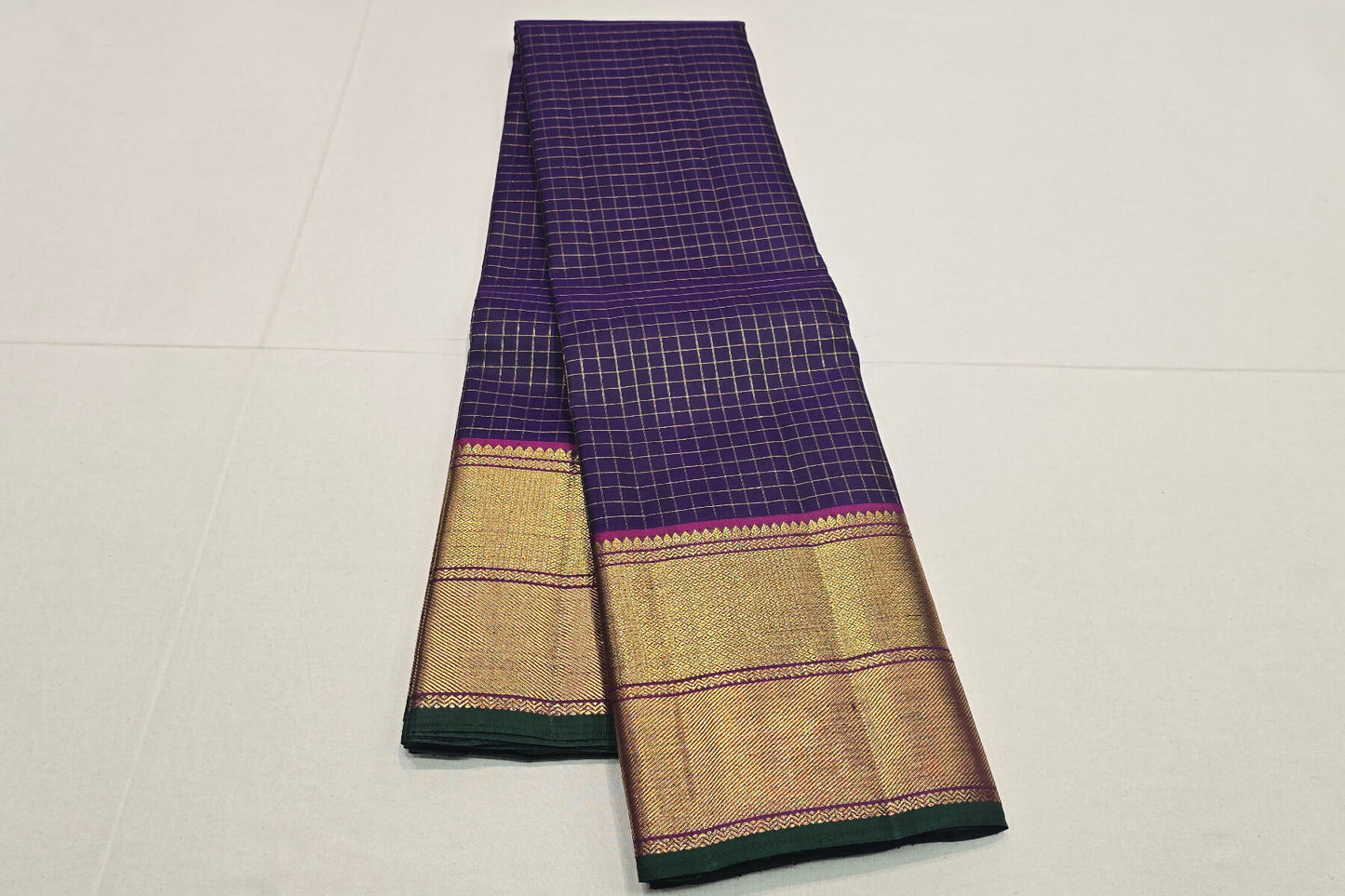 Violet Kanjivaram Silk Saree SS5891
