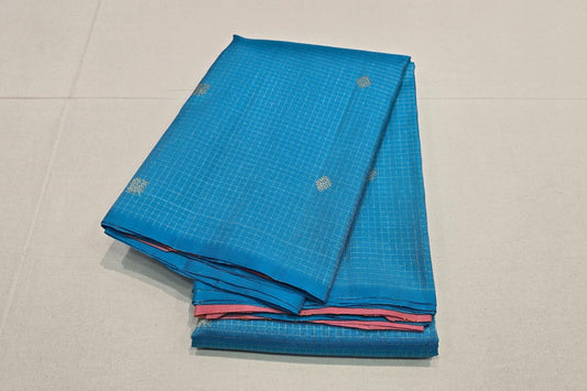 Rama blue Kanjivaram Silk Saree SS5958