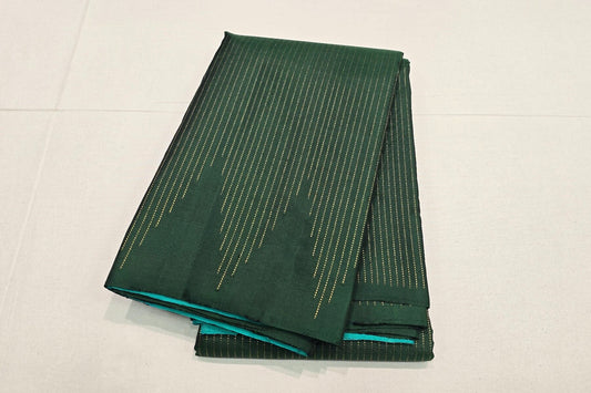 Bottle green Kanjivaram Silk Saree SS5972