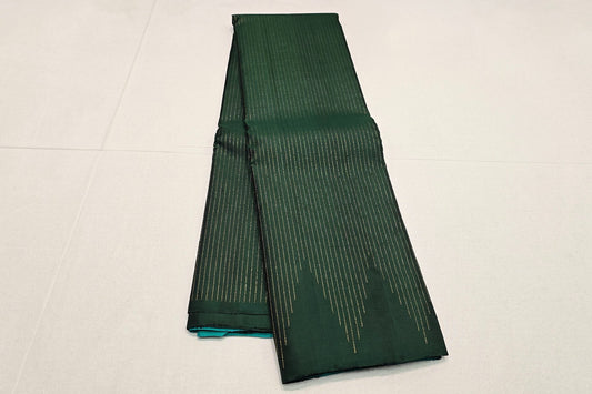 Bottle green Kanjivaram Silk Saree SS5972