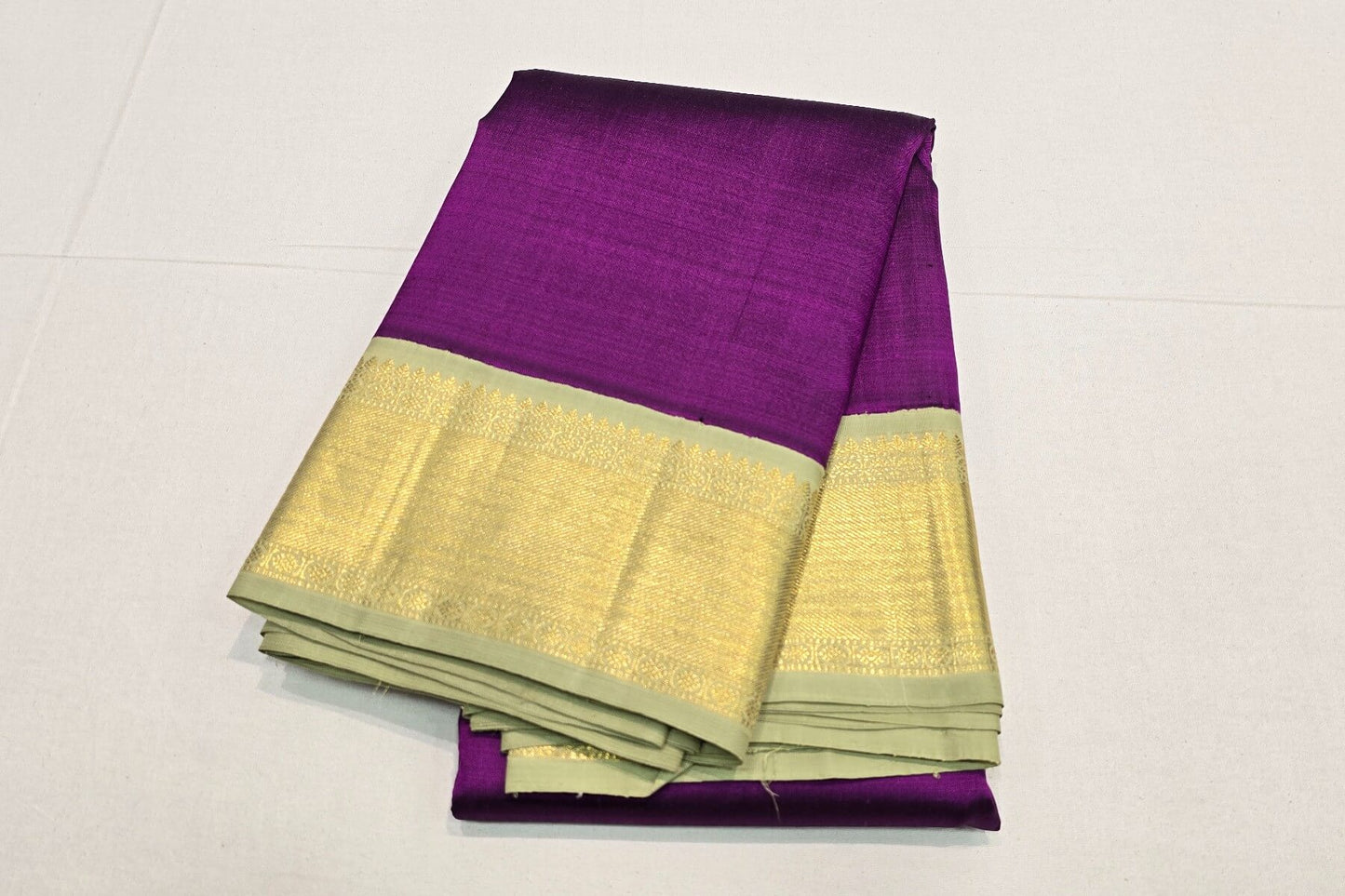 Dark magenta Kanjivaram Silk Saree SS5983
