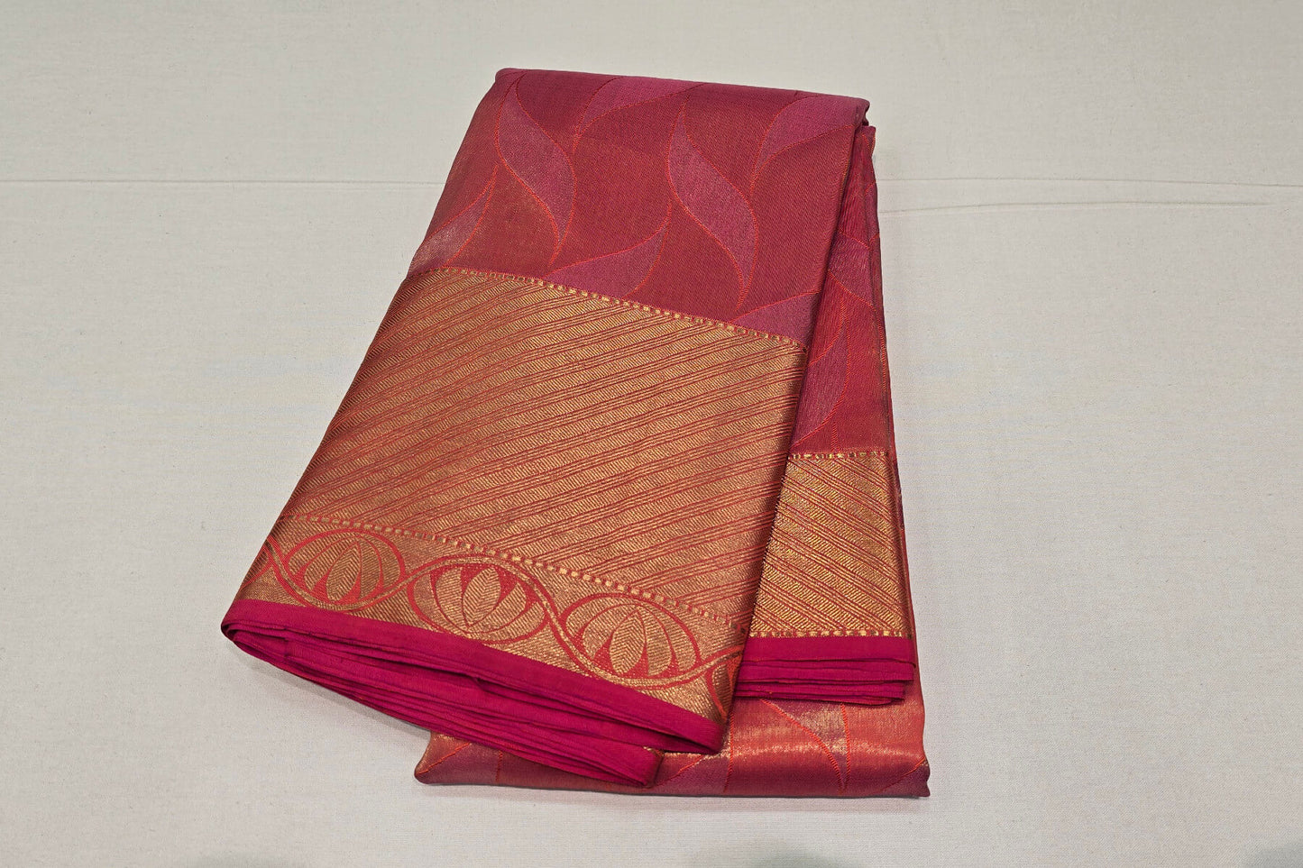 Onion Pink Kanjivaram Silk Saree SS6081