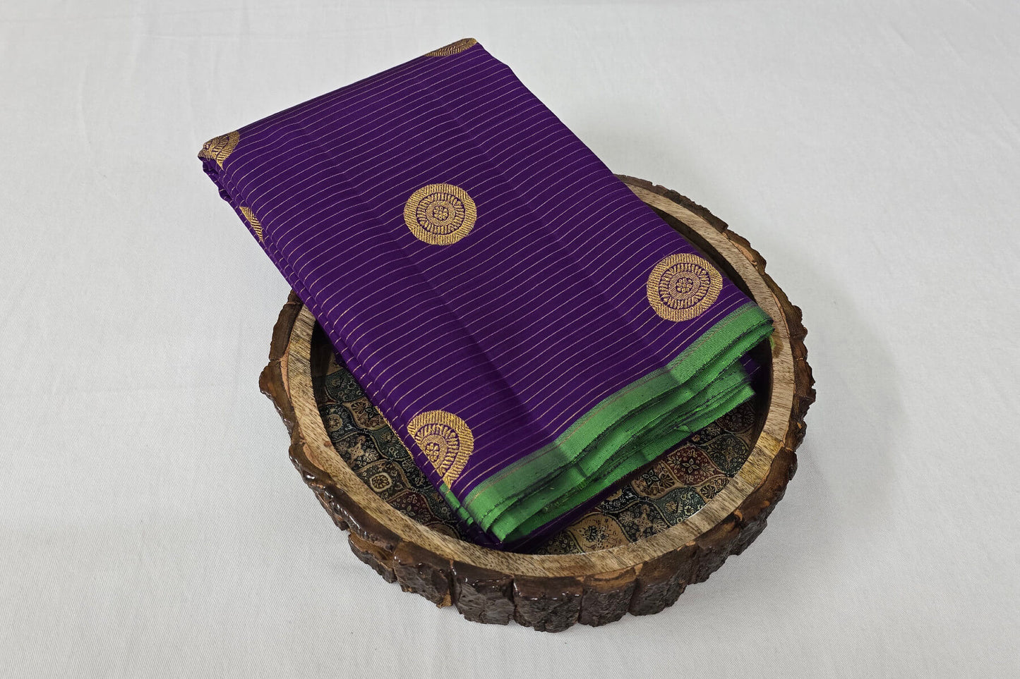 Violet Kanjivaram Silk Saree SS6143